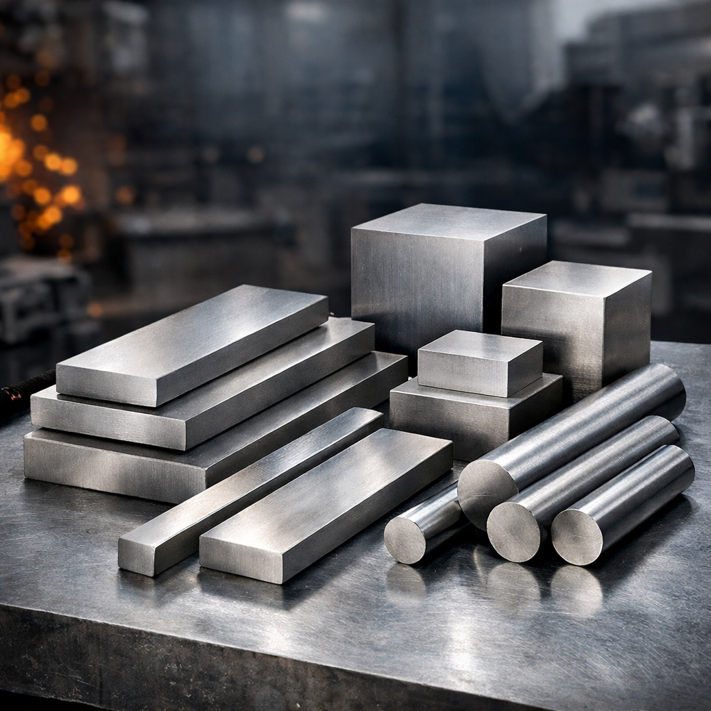 Precision tool steel blanks ready for machining